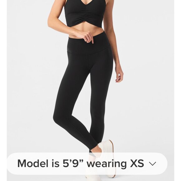 Alo Airbrush High Waist 7/8 Length Black Legging Size XS 🖤 - Picture 10 of 15